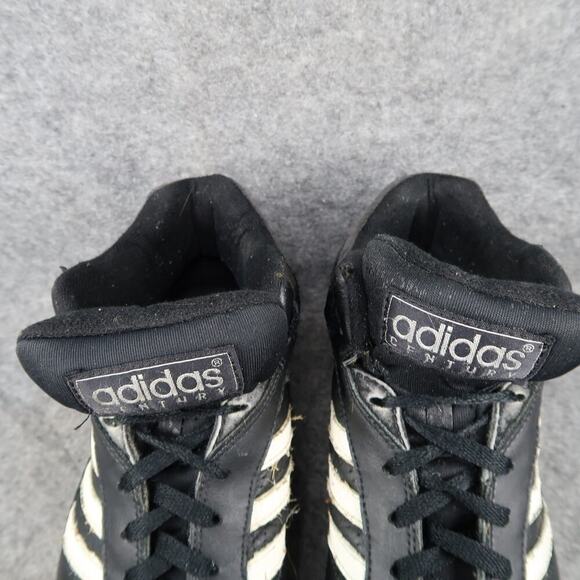 Adidas Century Shoes Mens 9 Sneakers Vintage High Top Black Lace Up Athletic - Picture 3 of 11